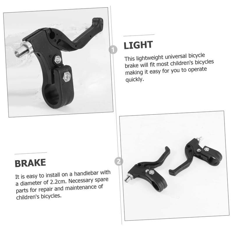 BIUDECO Bike Brake Lever Kids Bike Brake Handle Replacement Easy