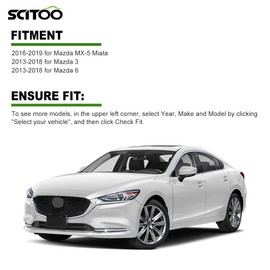 SCITOO 2 X Remotes Key Fob for Toyota Yaris iA 2017-2020, Black, Plastic, 4 Button, Compatible with Passenger Car, Model: Remotes Key Fob