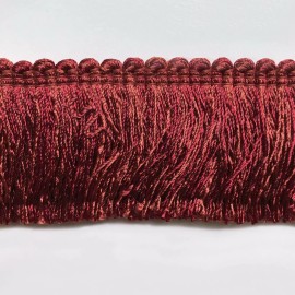 Plankroad Orange and Scarlet High Quality Decorative Brush Fringe Trim by the yard