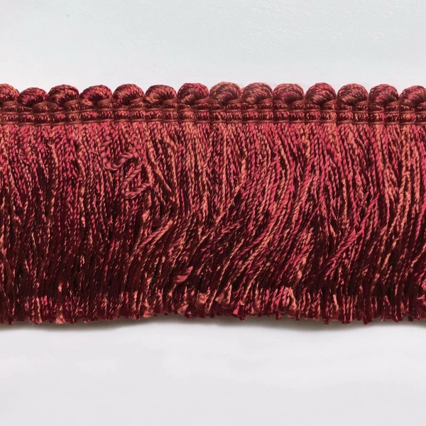Plankroad Orange and Scarlet High Quality Decorative Brush Fringe Trim