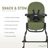 Dream On Me Snack and Stow Highchair | Adjustable Feeding