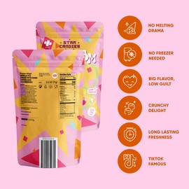 Star Candies Freeze Dried Ice Cream Hard Cheese with Cranberries | No Melting Freeze Dried Candy | Crunchy Camping Food | Premium Astronaut Ice Cream for Kids and Adults | Space and Astronaut Snack | Gift Set for Birthday or Party (7.5 oz; 3 pack)