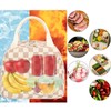 Lunch Box for Women Men, Corduroy Insulated Lunch Bag Reusable
