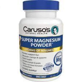 Caruso's Natural Health Berry Flavour Super Magnesium Powder 250 g