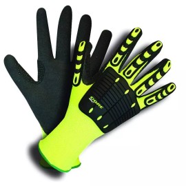 Safety, Crowd Control, Rope Cordova 7735 Impact Gloves, Padded Nitrile Coating for Extra Grip, Reinforced Th