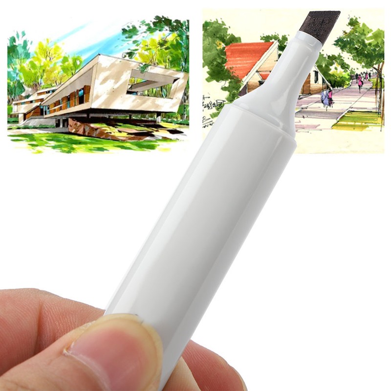 24 Colors Alcohol Double Head Art Marker Pen Clothes Drawing