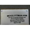 MOOG for MOPAR Pitman Arm B-Body Dodge Plymouth Charger Satellite