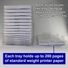 EZSTAX File Organizers - Letter Size, Stackable Trays for Desk