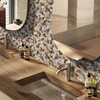 Parrotile Yosemite Matte Pebble Stone Tiles for Shower Floor Bathroom