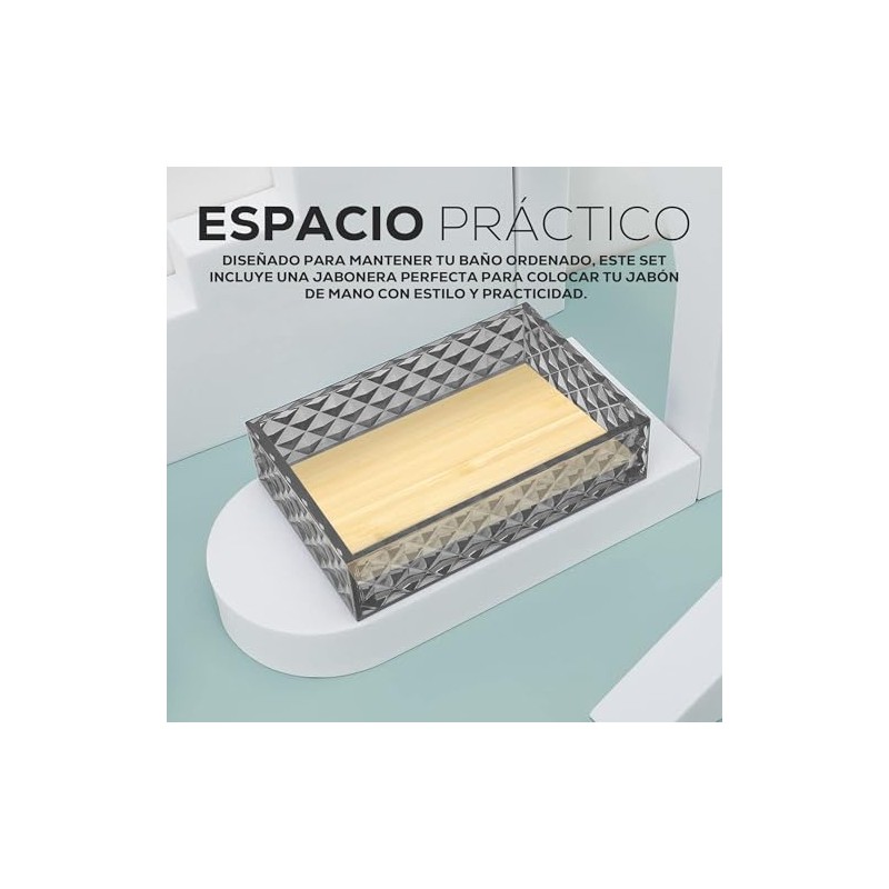 Set 5 Accesorios de Baño Kit de Baño Elegante Diseño