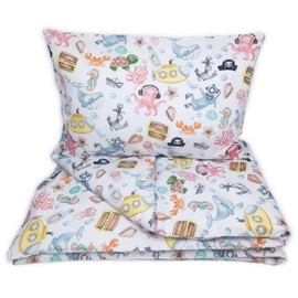 Baby's Comfort Bedding Set Duvet Cover (90 x 120 cm) + Pillowcase (40 x 60 cm), Ocean