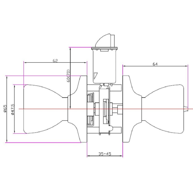 Design House 728667 Terrace 6-Way Universal Passage Hall and Closet