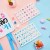 Hollowfly 65 Tiles 30 mm Gender Reveal Mahjong Block Set