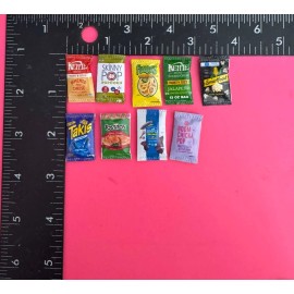 Unbranded Dollhouse 1:12 Miniature Chips Bags Choice - Skinny Pop