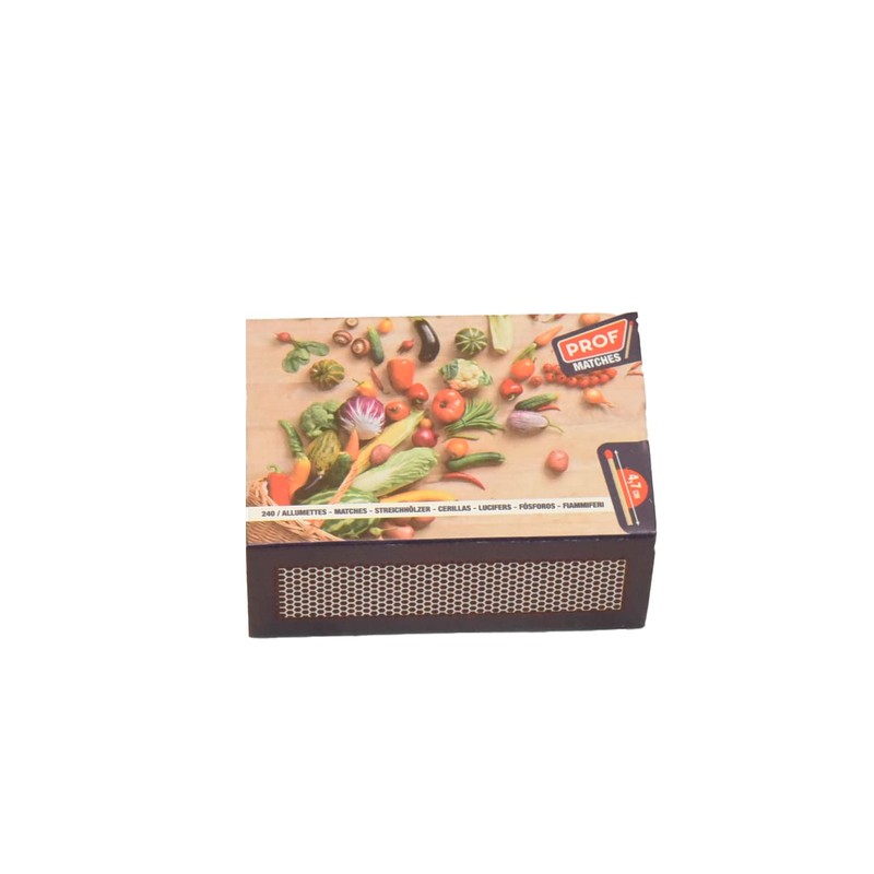 jameitop® 1400 Matches Vegetable Motifs Matches 6 Boxes of 240
