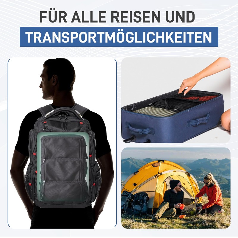 NUMBSUGAR Hanging Packing Cube, Suitcase Organiser for Luggage, Backpack, Hanging