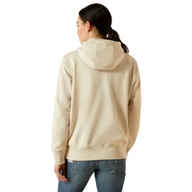 ARIAT Women's Rebar Graphic Hoodie, Moonbeam, X-Large