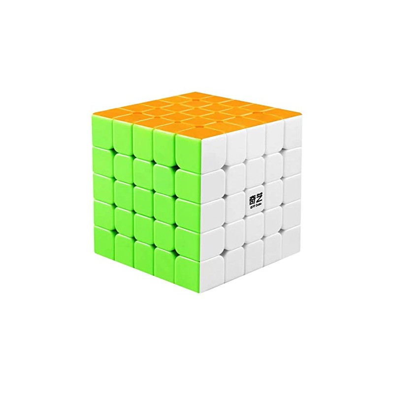 Coogam Qiyi 5x5 Speed Cube Stickerless Magic Puzzle Toy Gift