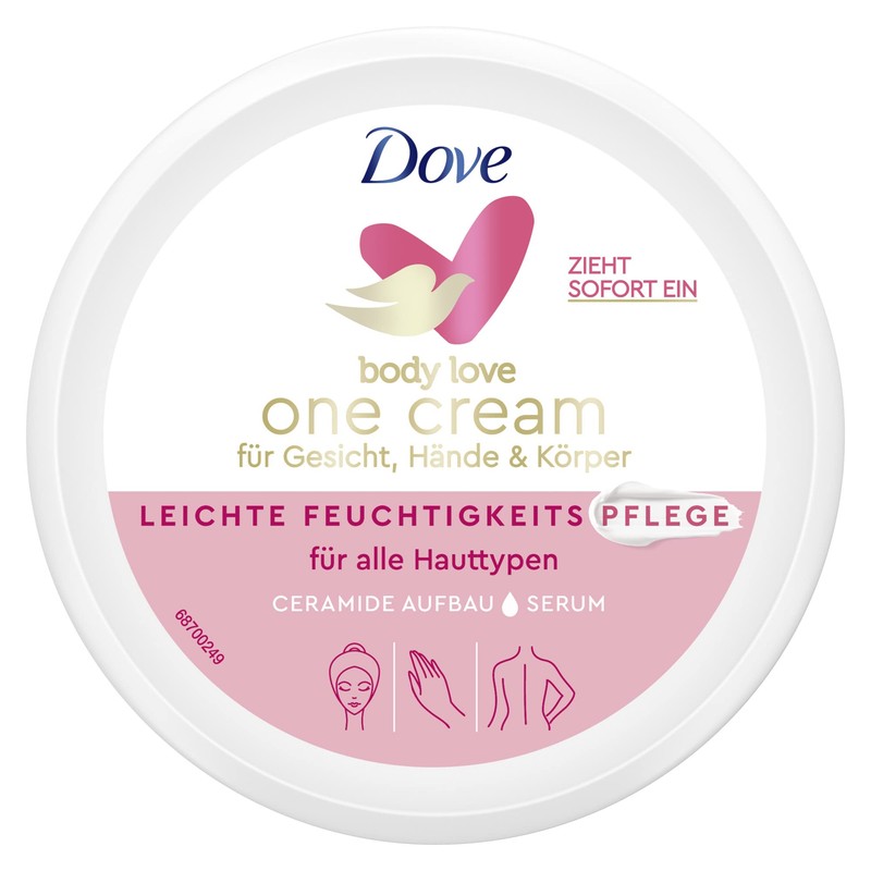Dove Body Love One Cream Light Moisturiser Body Cream for