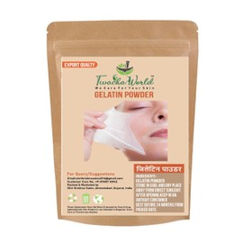 Twacha world Gelatin Powder For Face Mask/Hair removal/Peel Off Mask (Skin Care) 100 GM (100 gm)