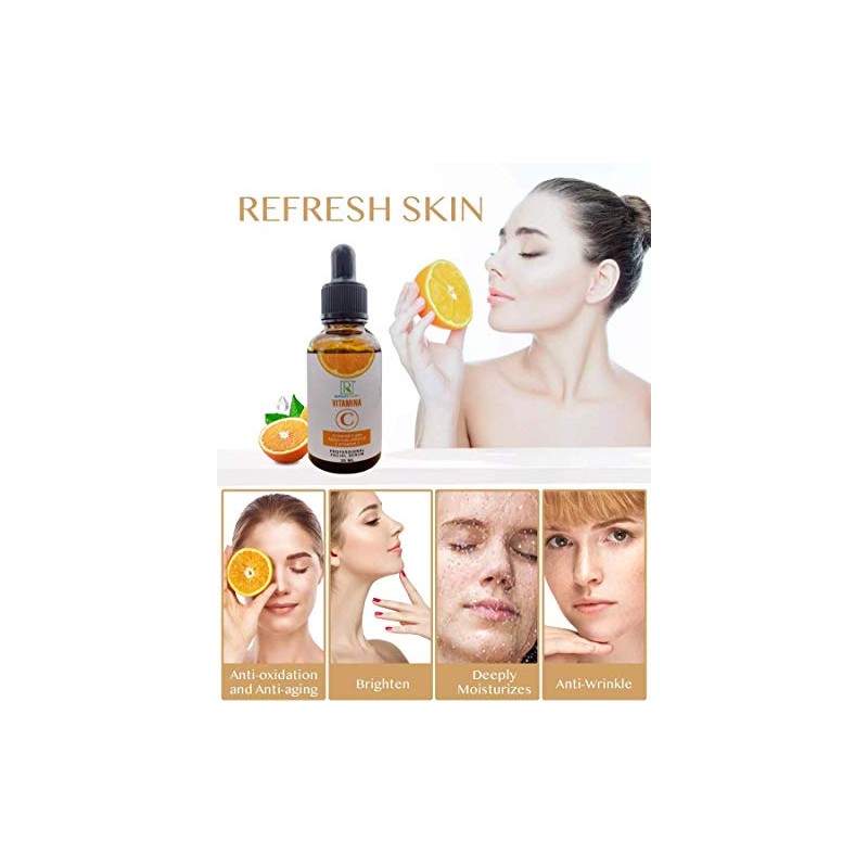 Serum Vitamina C de Alta concentración, Acido Hialuronico, Vitamina E