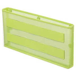 Lihit Lab., Inc. magnet pocket A7392-6 A4 horizontal yellow green