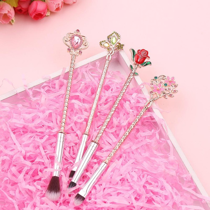 Makeup Brush Set Beauty And Beast Rose Makeup Brushes Set