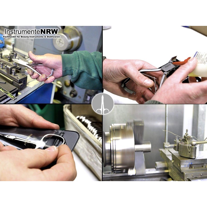 Curved Cut Nail Scissors with Round Safety Ends - 9