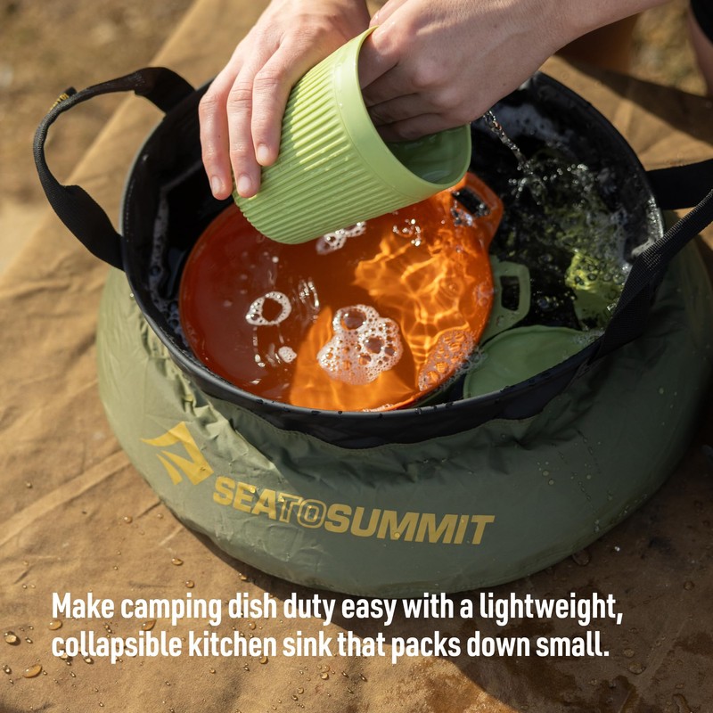 Sea to Summit Collapsible Camp Kitchen Sink, 5 Liter