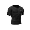 LP SUPPORT AIR Menâs Short Sleeve Compression Workout top Dark