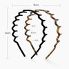 GeorgeX Diadema Ondulada, 2 Piezas Diademas Zigzag para Mujeres y