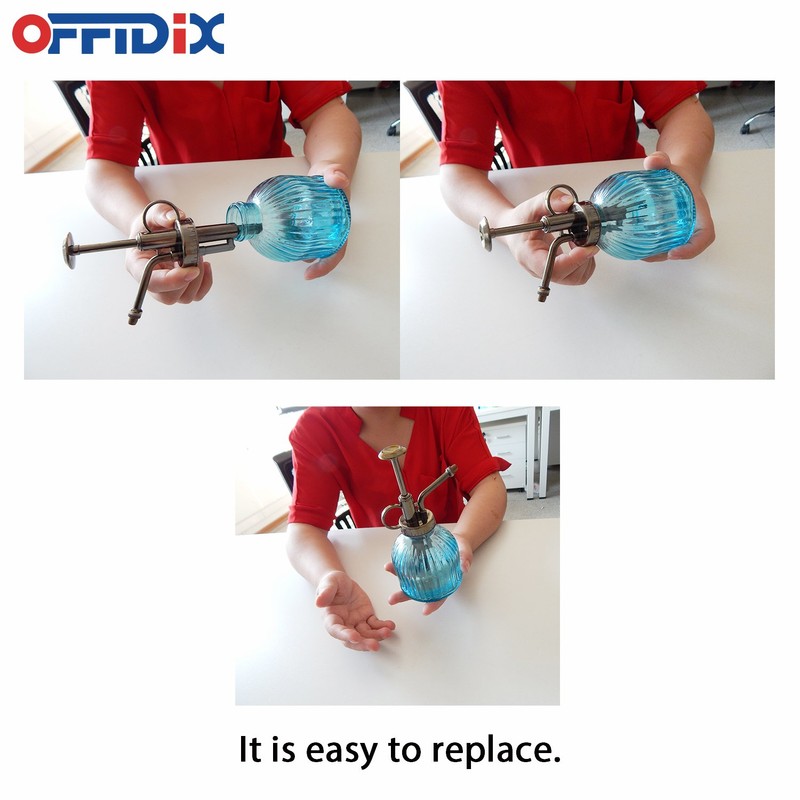 OFFIDIX Sprayers Watering Nozzles Replacement for Bottles Plastic Slivery Nozzle