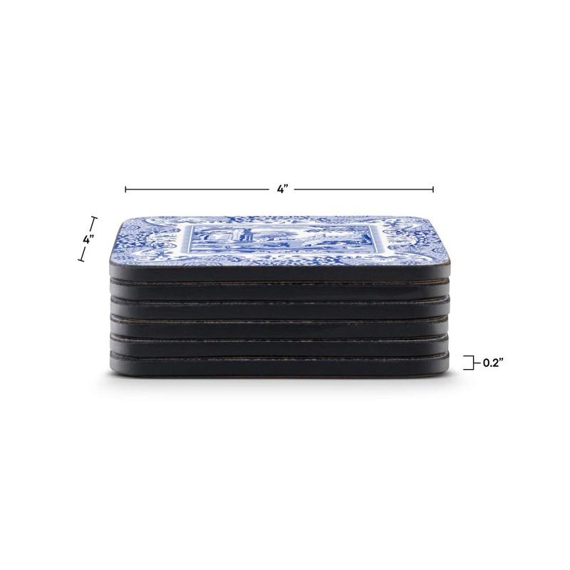 Pimpernel Spode Blue Italian Collection Coasters | Set of 6