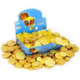 Carmit Hanukkah Gelt Chocolate Candy Chocolate Chanukah Coins Gelt Gold Coins - 24, Milk Chocolate