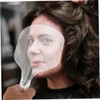 Mikinona 2pcs Hairdressing Shield Face Cover Comfortable Barber Mask for