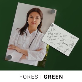 Magnetize-It! Magnetic Paint & Primer (Water Based) – Forest Green Deco Color Extra Strong and Sustainable, All-Purpose Interior 1L