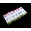 PILLBOX Jumbo Extra Large Pill Organizer 8" x 4.25" 7