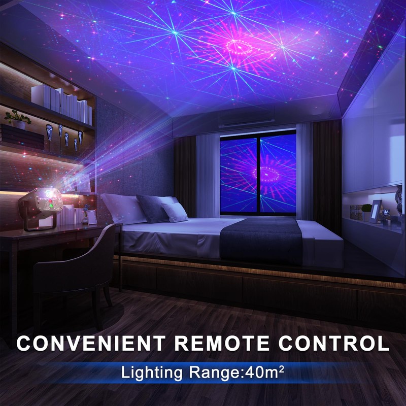 Disco Lights EBXYA USB Mini Party Lights with Remote Control
