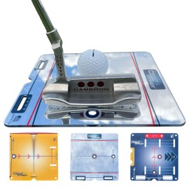 EyeLine Golf Putting Mirror, Golf Circuit Trainer, Portable Putting Eyeline Alignment Training Aids with Carry on Bag, Indoor and Outdoor Practice, Golf Accessories, for Golf Trainer