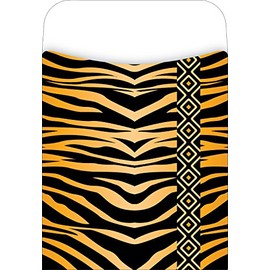 Barker Creek Peel & Stick Pockets Label, Tiger (LL-1221)