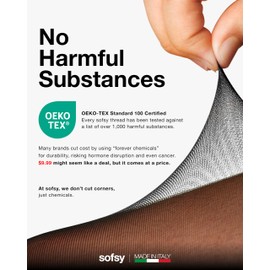 sofsy Ultra-Soft Italian Plus Size Sheer 15 Denier Lace Top with Double Silicone Thigh Highs - 100% Oeko-Tex Certified | Grey - 2XL