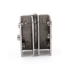 Sourcingmap Shower Door Metal Glass-to-Glass Clamp Clip Hinge for 8mm