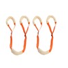 2Pcs Dog Back Legs Support Harness Soft Coral Velvet Adjustable