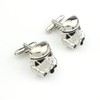 Men's Storm Trooper Clone Trooper Silver & Black Cuff links