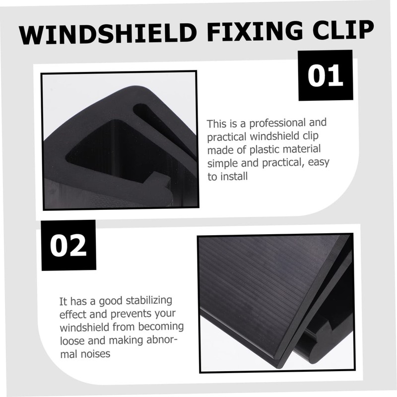 Kisangel 2 Pairs Golf Cart Windshield Retaining Clamps Replacement Fixing