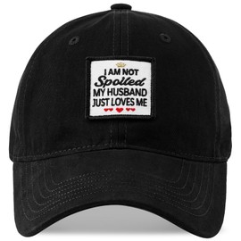 MEINICY Funny Hats Gifts for Wife - Wife Gifts for Christmas,Mothers Day,Valentines Day Birthday Gifts for Wife Baseball Cap Black