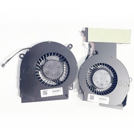 Fleshy Leaf New CPU+GPU Cooling Fan Replacement for HP OMEN 15-DC Series L30203-001 L30204-001 TPN-Q211