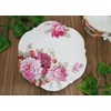 Royal Arden 37101 Bone China Cup & Saucer, Rose Pattern,
