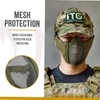 OneTigris 6" Tactical Foldable Half Face Mask Protective Mesh Mask