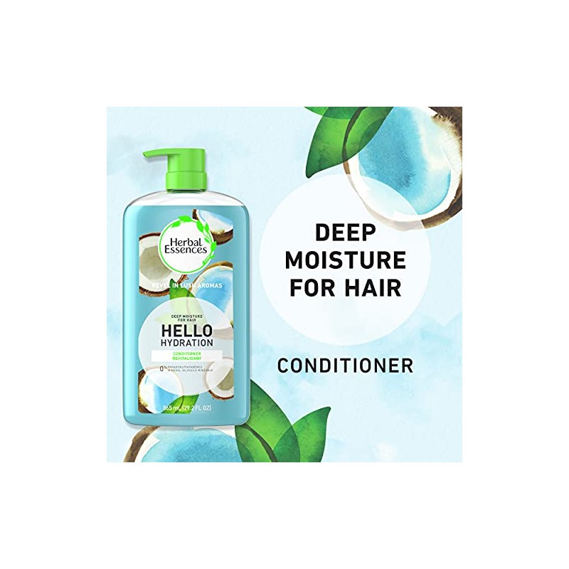 Herbal Essences Hello Hydration Conditioner Deep Moisture for Hair, 29.2